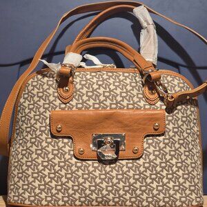 NWT - DKNY Authentic Chino-Henna Signature Bag